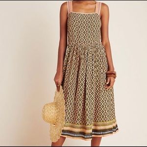 Anthropologie Katya Shimmer Midi Dress, size S